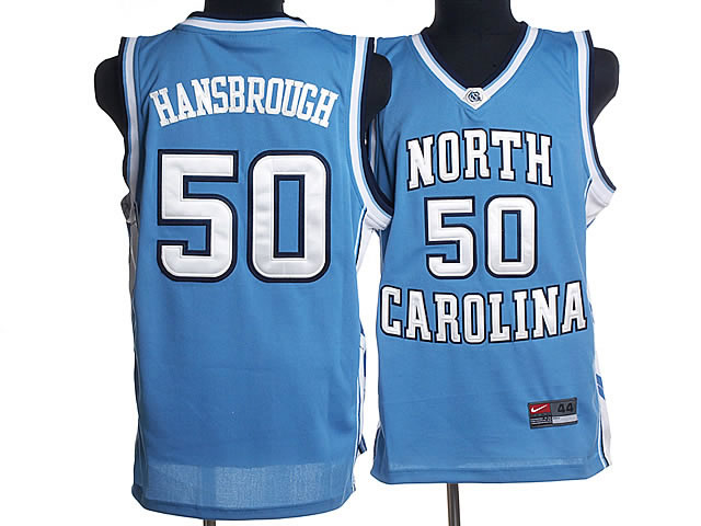 NCAA North Carolina 50 Tyler Hansbrough Blue Authentic Jersey